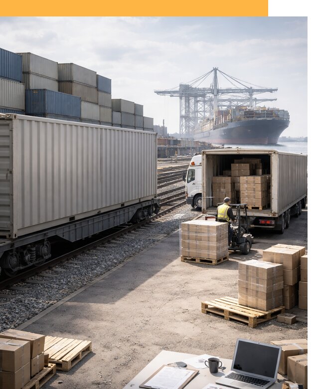 Мультимодальные перевозки грузов по миру от 46157 руб