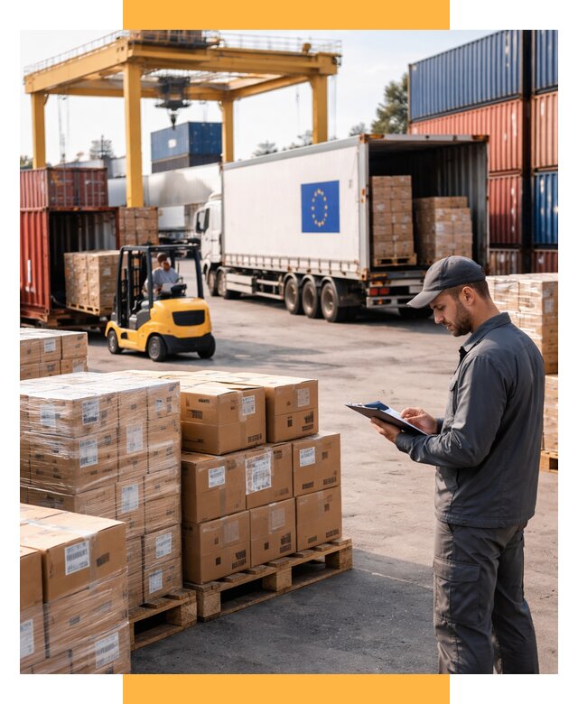 Доставка грузов из Европы от 12308 р., логистика СетСервис-Лсь