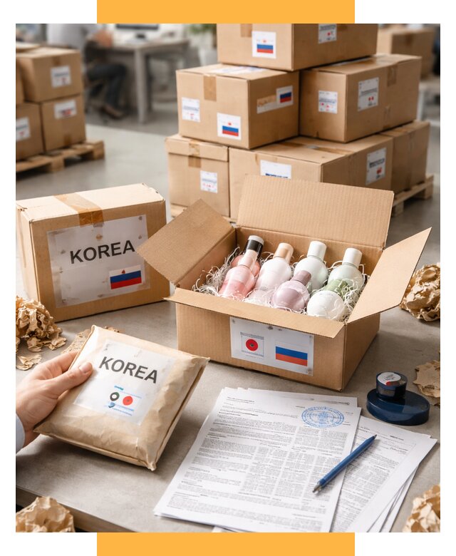 Доставка косметики из Кореи от 8718 р. под ключ | СетСервис-Лсь