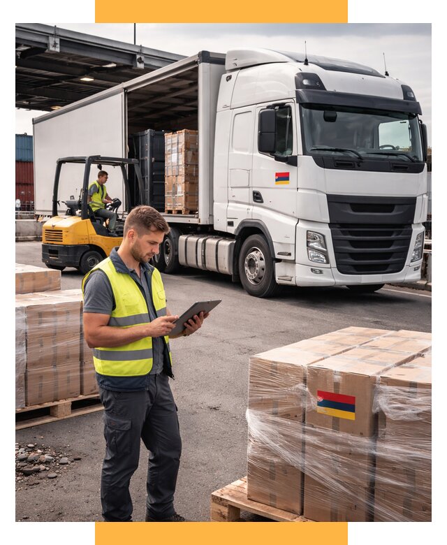 Автоперевозки из Армении от 97442 р. — услуги СетСервис-Лсь