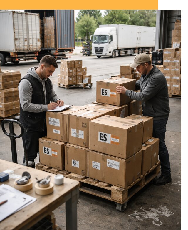 Доставка грузов в Испанию автотранспортом от 35900 руб