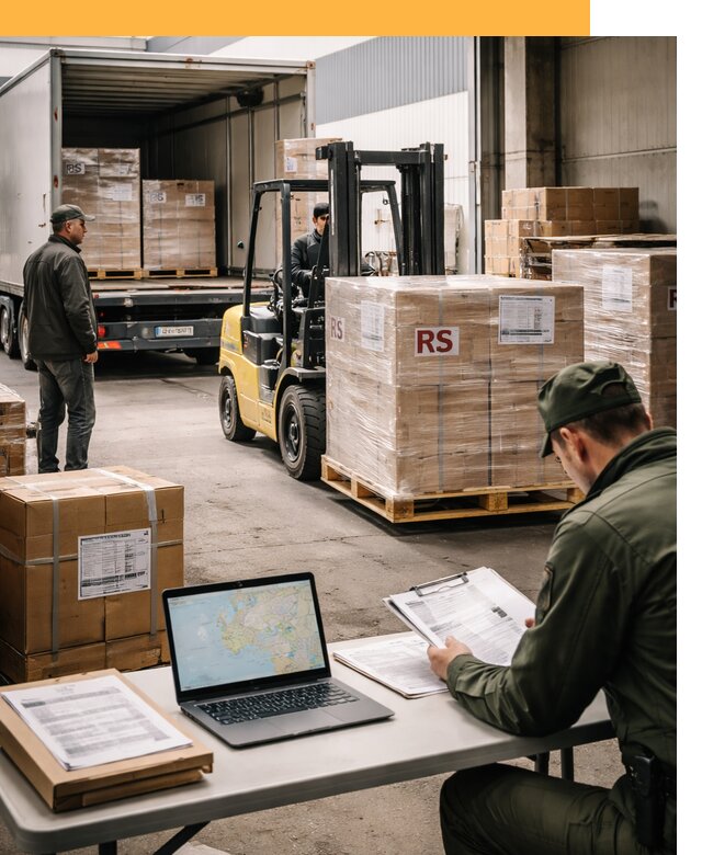 Доставка грузов в Сербию от 46157 руб, международные перевозки