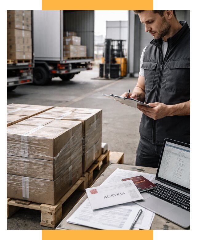 Доставка в Австрию от 66671 р. Логистика и экспорт СетСервис-Лсь