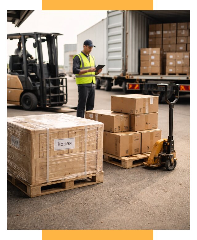 Доставка грузов в Корею из России от 35900 р. | СетСервис-Лсь