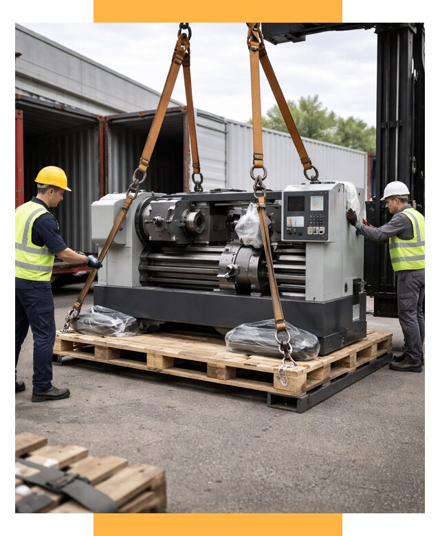 Перевозка станков и таможня от 61542 р. | СетСервис-Лсь логистика