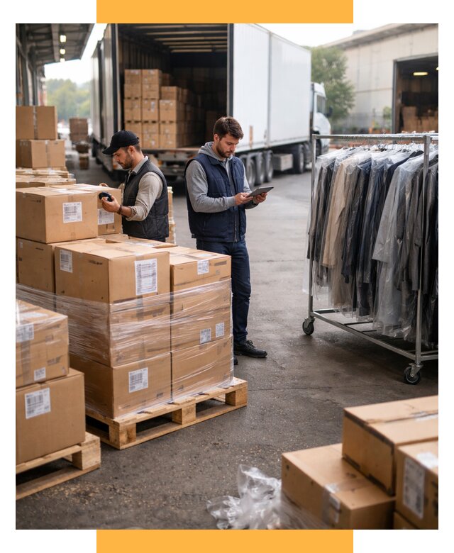 Перевозка и доставка одежды из Китая от 7693 р., СетСервис-Лсь