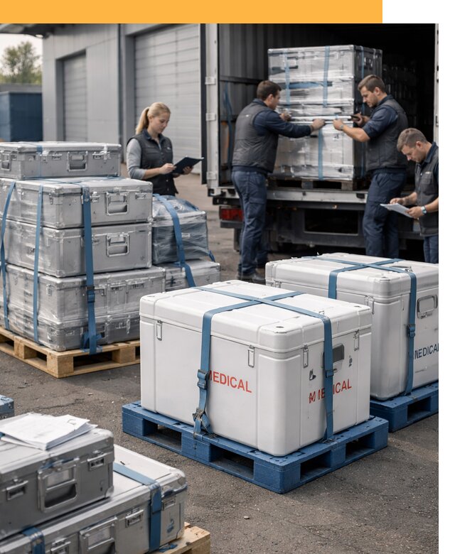 Перевозка медицинского оборудования по всему миру от 15386 руб