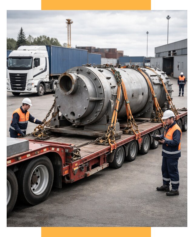 Перевозка тяжеловесных грузов под ключ от 153855 р. | СетСервис-Лсь