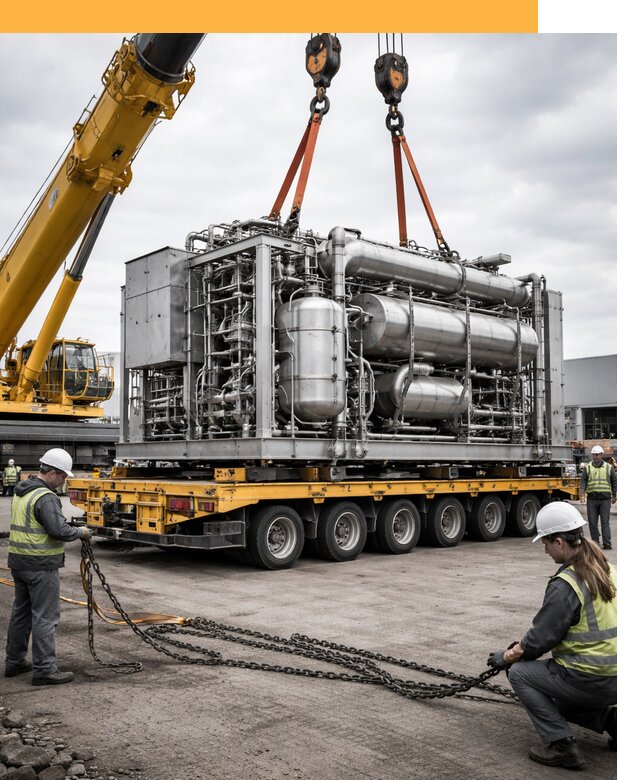 Перевозка тяжеловесных грузов по миру от 153855 руб